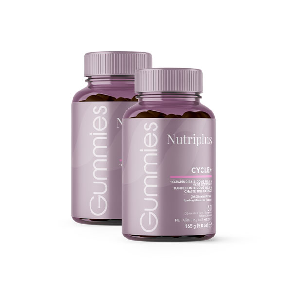 NUTRIPLUS საღეჭი აბები CYCLE 60 აბი (2 ცალი)