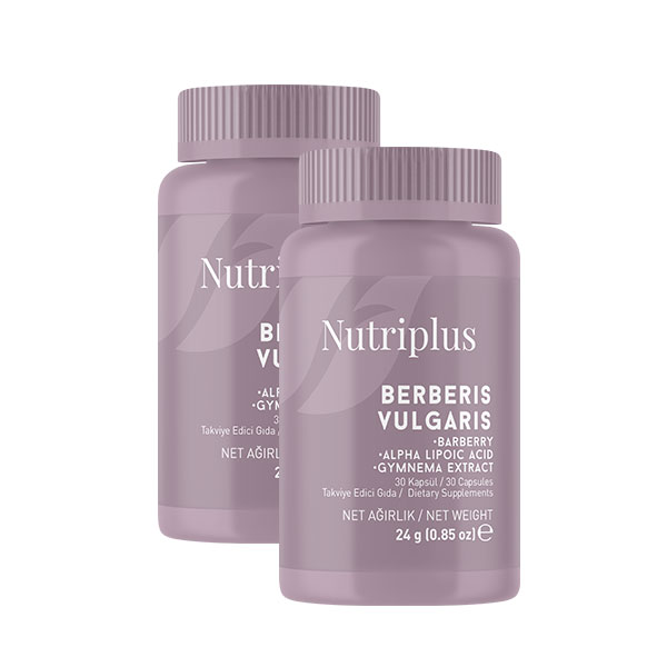 NUTRIPLUS კოწახურის ექსტრაქტი BERBERIS VULGARIS 30 კაფსულა (2 ცალი)