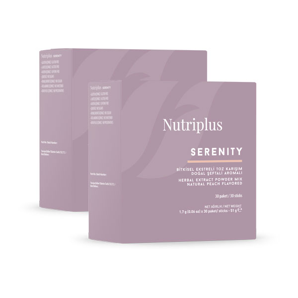 NUTRIPLUS მცენარეული ჩაი ატმის არომატით PEACH 1.7 გრ.X 30 პაკეტი. (2 ცალი)