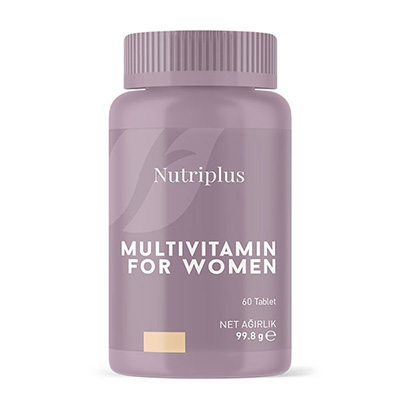 NUTRIPLUS ვიტამინი ქალბატონებისთვის, MULTIVITAMIN FOR WOMAN, 60 აბი