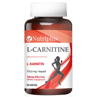 NUTRIPLUS გამაჯანსაღებელი ვიტამინები L CARNITIN, 60 კaფსულა