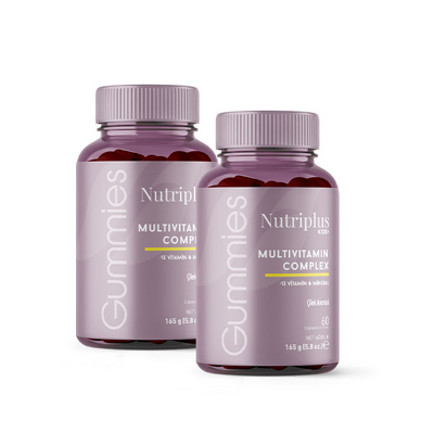 NUTRIPLUS საბავშვო მულტივიტამინების კომპლექსი KIDS+ 60 აბი (2 ცალი)