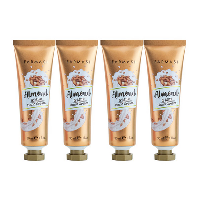 4 ცალი ხელის კრემი ALMOND, 30 მლ