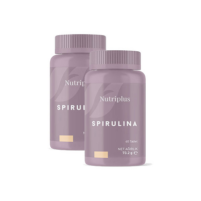 NUTRIPLUS სპირულინა 60 აბი (2 ცალი)
