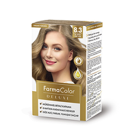 თმის ვეგანური საღებავი DELUXE HAIR 8.3